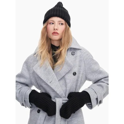 Варежки TOPTOP, размер Onesize, черный