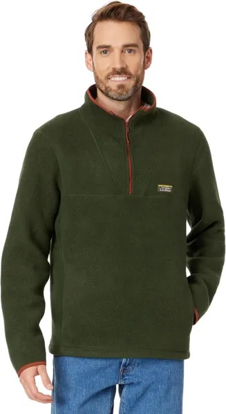 Флисовый пуловер Katahdin Regular L.L.Bean, цвет Forest Shade