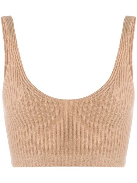 Cashmere In Love укороченный топ в рубчик
