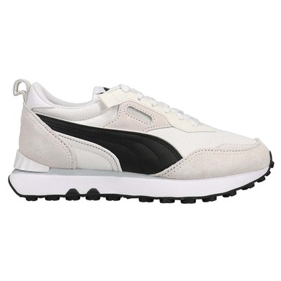 Puma Rider Fv Future Vintage Lace Up Youth Boys Off White Кроссовки Повседневная обувь