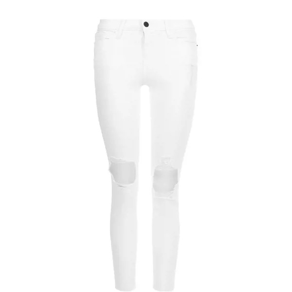 Джинсы-скинни с потертостями Frame Denim