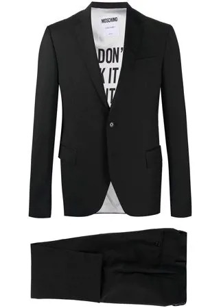 Moschino костюм с однобортным пиджаком