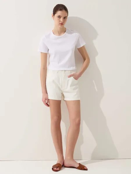 Джинсовые шорты Mum-Fit Ovs, цвет optical white
