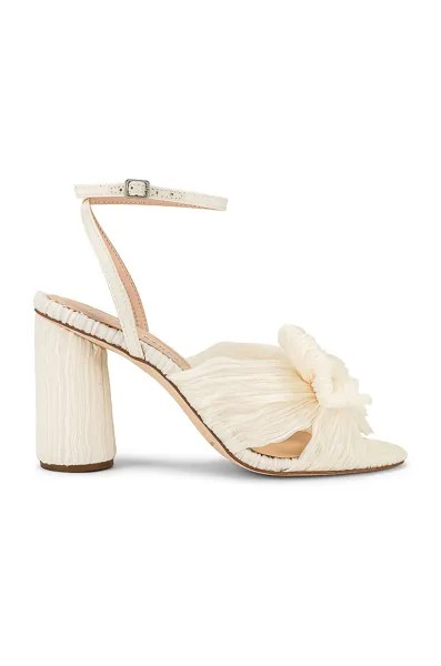 Мюли Loeffler Randall Camelia Faux Leather Knot, цвет Vegan Pearl