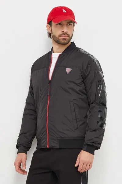 Куртка бомбер Guess, черный