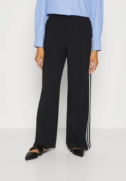 Брюки WIDE LEG SIDE STRIPE Marks & Spencer, цвет black mix