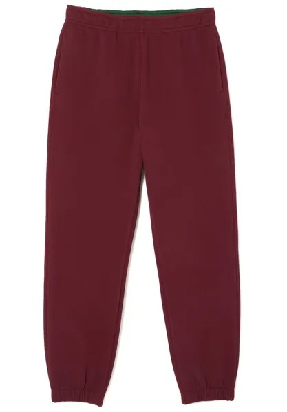 Спортивные штаны Lacoste, бордовые, да