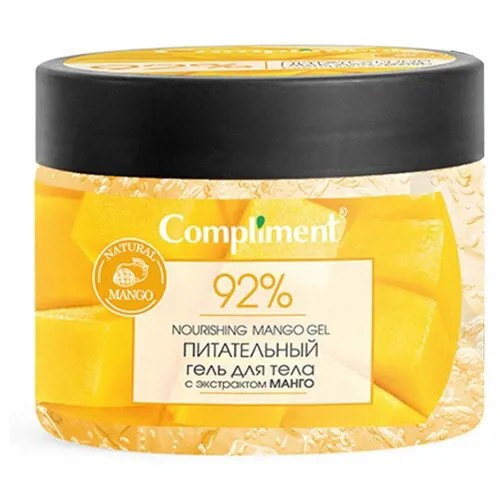 Гель для тела Compliment с экстрактом манго 92% 6 в 1 Питательный, 400 мл