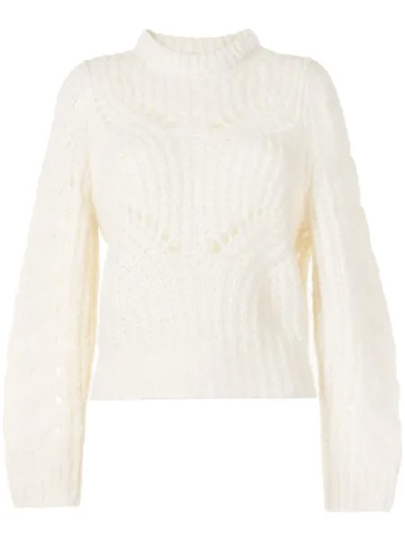 IRO pointelle knit jumper