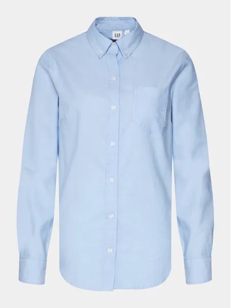 Рубашка стандартного кроя Gap, синий