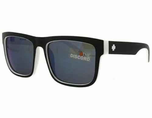 [673036090121] Солнцезащитные очки Spy Optics Discord — Whitewall с серо-синими спектрами