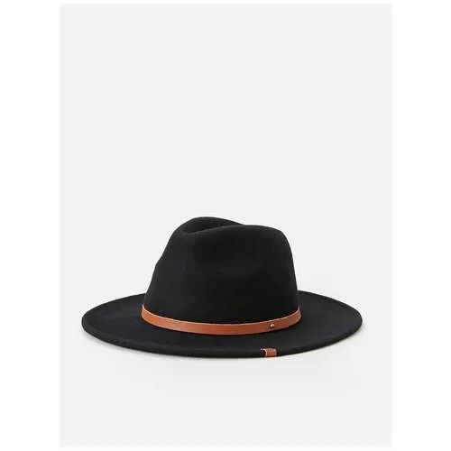 Шляпа Rip Curl SIERRA WOOL PANAMA, Пол Ж, Цвет 90 BLACK, РазмерS