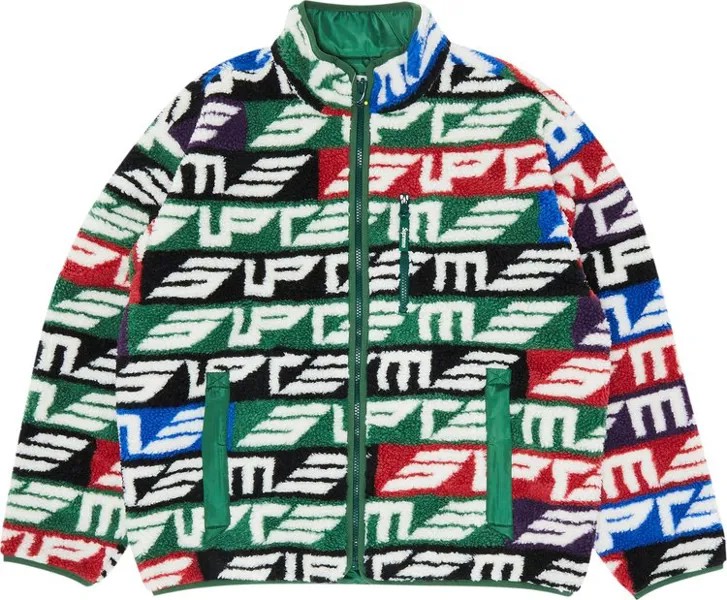 Куртка Supreme Geo Reversible WINDSTOPPER Fleece Jacket 'Multicolor', разноцветный