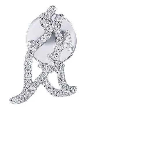 Брошь ELEMENT47, серебро, 925 проба