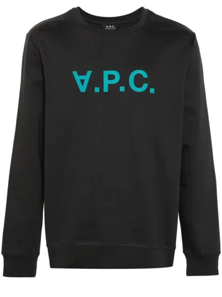 A.P.C. толстовка с логотипом, серый