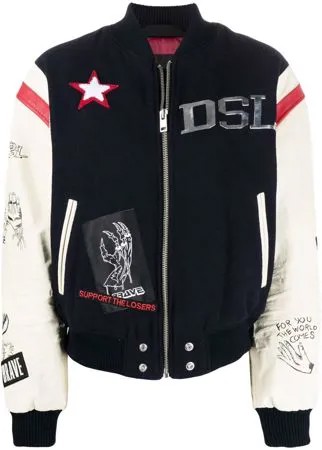 Diesel куртка с графичным принтом