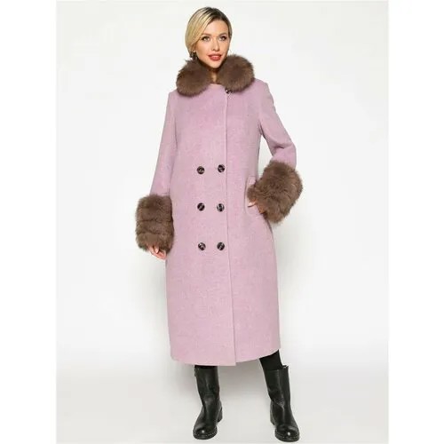 Пальто Prima Woman, размер 42, сиреневый