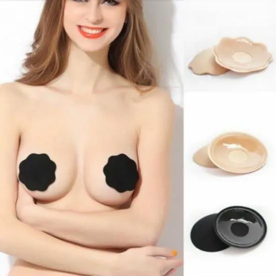 1Пара Сексуальный бюстгальтер Pad Многоразовый самоклеящийся силиконовый нагрудник на грудь наклейки на грудь