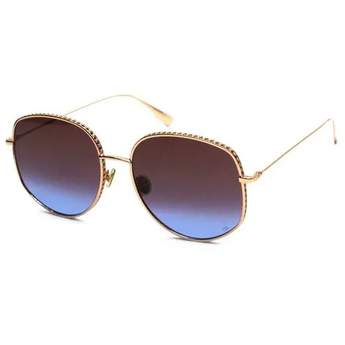 Солнцезащитные очки Dior, бордовый, золотой