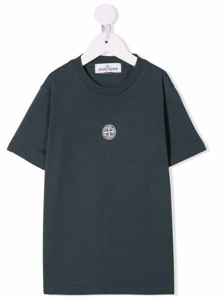 Stone Island Junior футболка с графичным принтом