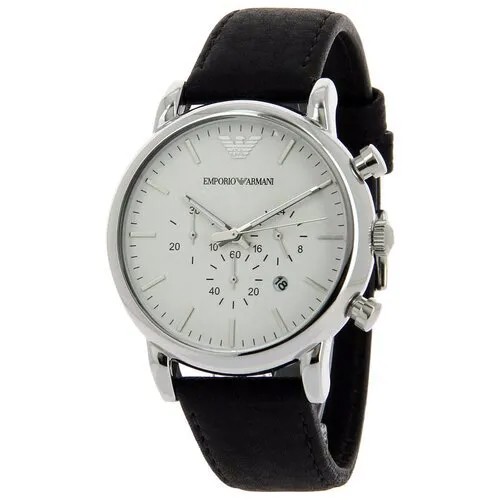 Наручные часы EMPORIO ARMANI AR1807, серебряный, черный