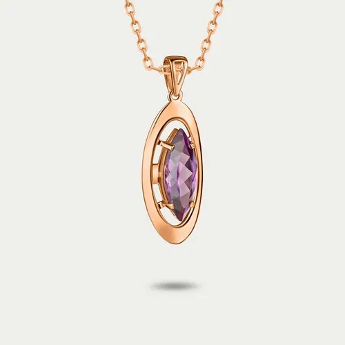Подвеска GOLD CENTER, золото, 585 проба, александрит