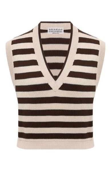 Хлопковый жилет Brunello Cucinelli