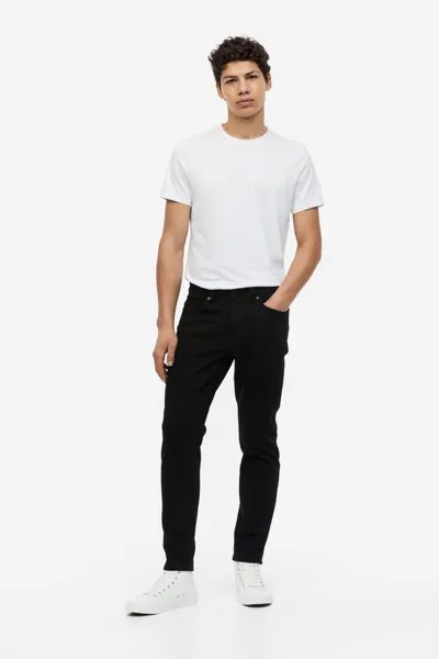 Джинсы мужские H&M 0931747007 черные 33/34 (доставка из-за рубежа)