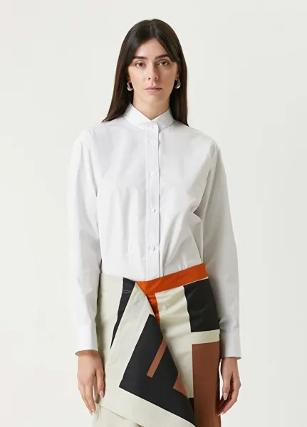 Рубашка из поплина Fendi, белый