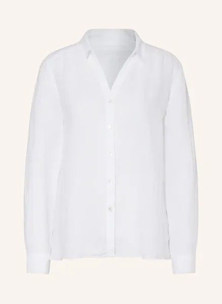 Льняная блузка 120%Lino, белый