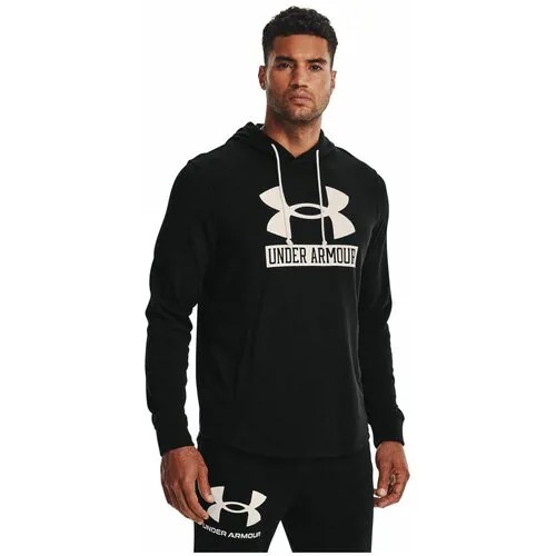 Худи Under Armour Rival Fleece Big Logo, размер L, черный