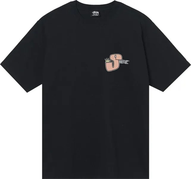 Футболка Stussy Phat S Tee 'Black', черный