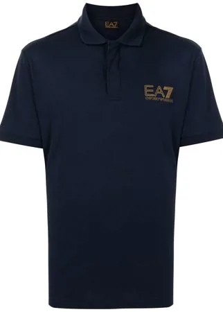 Ea7 Emporio Armani рубашка поло с логотипом