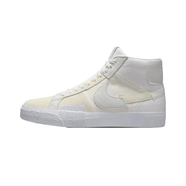 Скейтерские кеды Nike SB Zoom Blazer Mid Premium, белый/кремовый