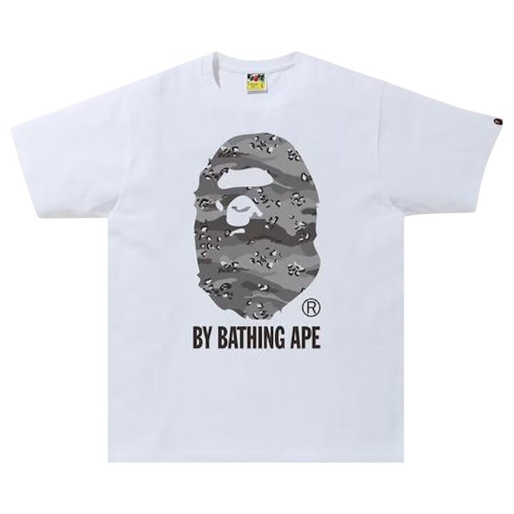 Футболка BAPE Desert Camo By Bathing Ape Relaxed Tee 'White/Black', белый