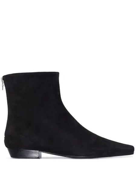 Totême The Western suede ankle boots