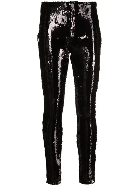 ISABEL MARANT брюки с пайетками, черный