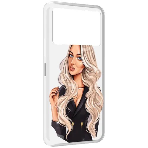 Чехол MyPads Платье-пиджак женский для Infinix NOTE 12 VIP (X672) задняя-панель-накладка-бампер