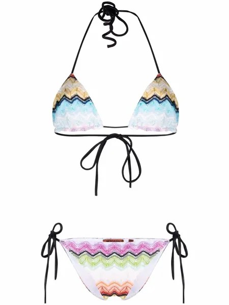 Missoni Mare zigzag woven bikini