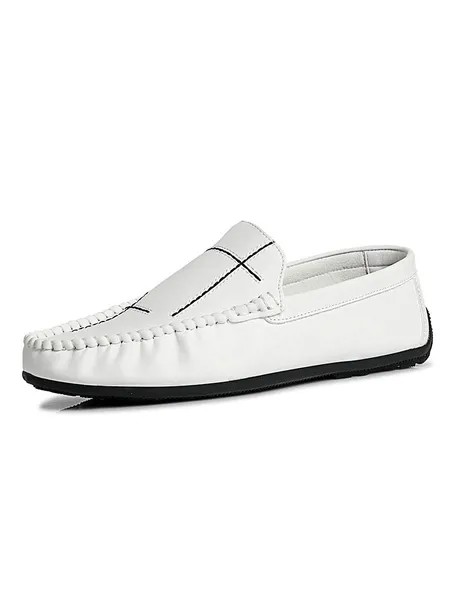 Milanoo Men's Cross Driving Loafers