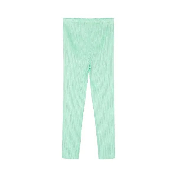 Брюки Pleats Please Issey Miyake MC March Pants, зеленый