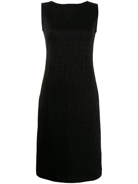 Fendi Pre-Owned платье с логотипом