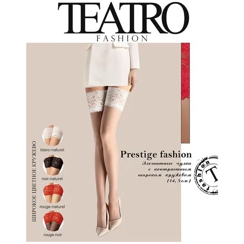 Чулки TEATRO Prestige Fashion, 20 den, размер 3/M/3-M, красный
