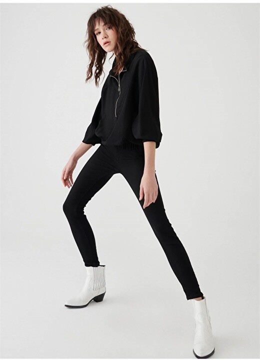 Черные женские джинсовые брюки Skinny Mavi