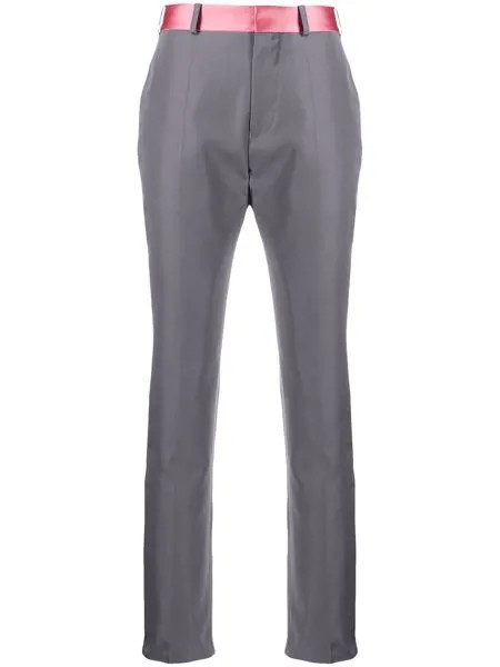 Haider Ackermann брюки с контрастным поясом