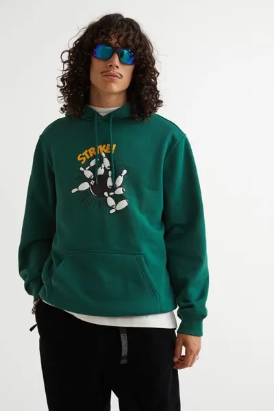 Толстовка стандартной посадки H&M, темно-зеленый/происходит разделение