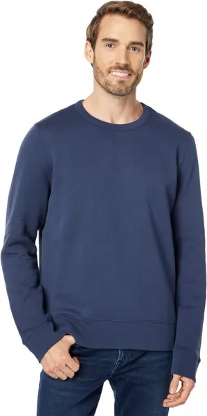 Толстовка Madewell Foundational Fleece Crew Neck, цвет Dark Baltic