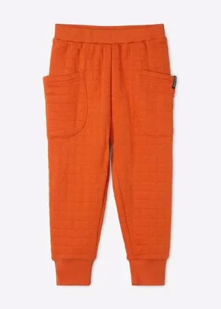 Оранжевые стёганые спортивные брюки Jogger для мальчика Gloria Jeans
