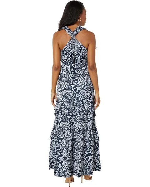 Платье Outerknown Bailey Maxi Dress, цвет Marine Waverly Floral