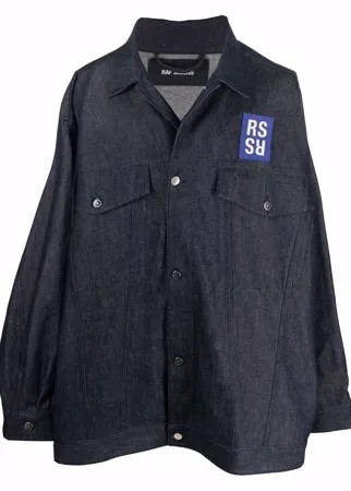 Raf Simons джинсовая куртка-рубашка с логотипом